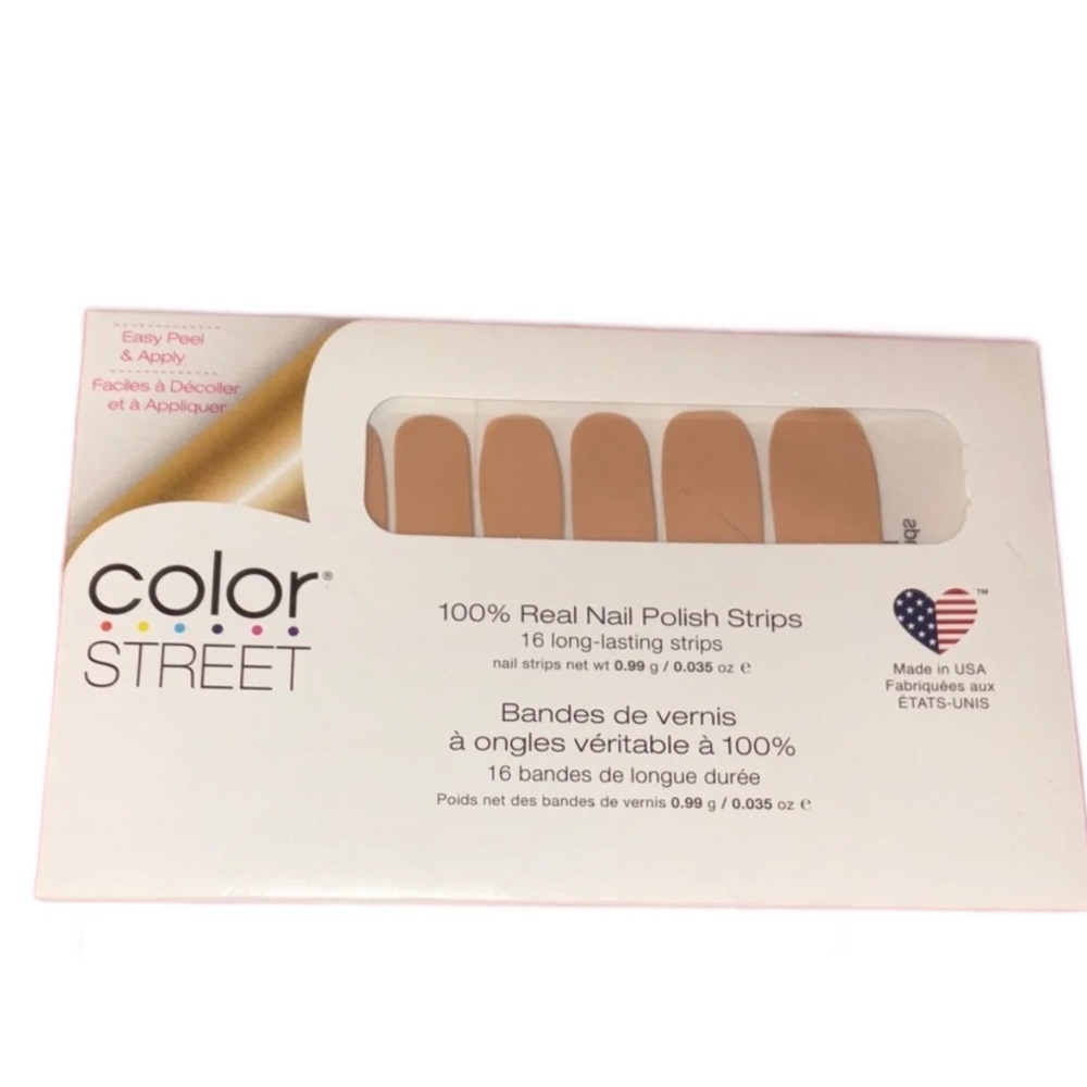 Color Street Nude Nail Polish Strips